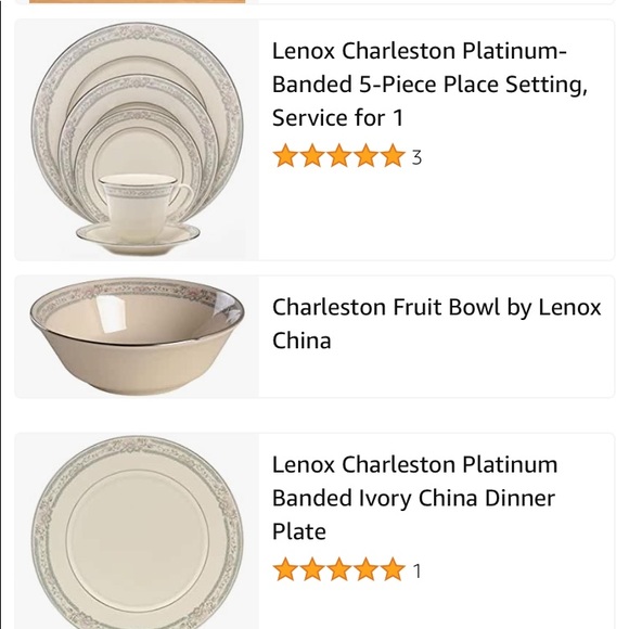 Lenox Ivory Bone China Place Setting For 8 - Picture 6 of 8